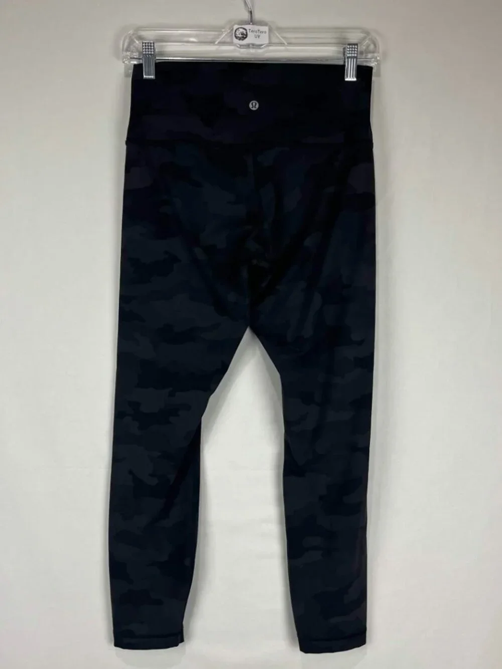 EUC Lululemon Wunder Under Leggings Womens Gray Camo Heritage 365 Camo Size 8